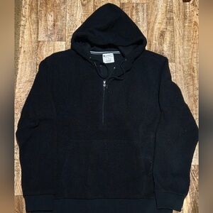 Champion Athentic Athletic Wear Black Hoodie Size LARGE